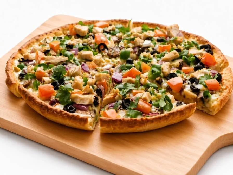 Indian Garlic Chicken Pizzatwist