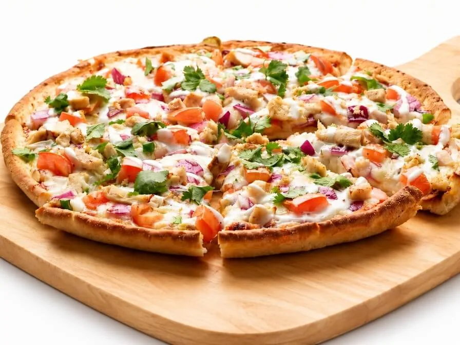 Bombay BBQ Veggie Pizzatwist