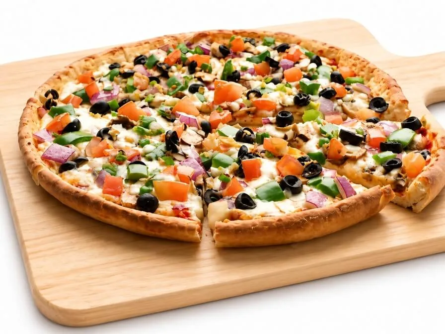 Indian Garlic Veggie Pizzatwist