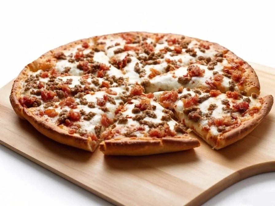 Cheeseburger Pizza